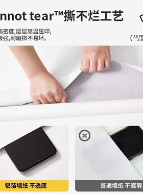 墙纸自粘翻新贴纸墙面遮丑墙贴