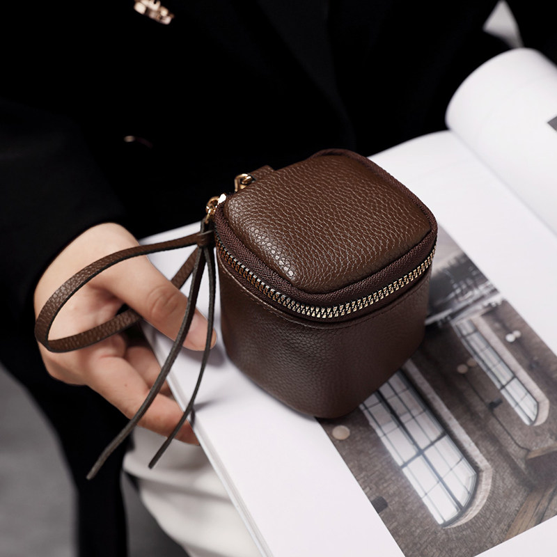 复古迷你荔枝纹小方包简约钥匙包时尚耳机挂包收纳包大容量零钱包,淘宝优惠券,粉丝福利购,淘宝优惠卷