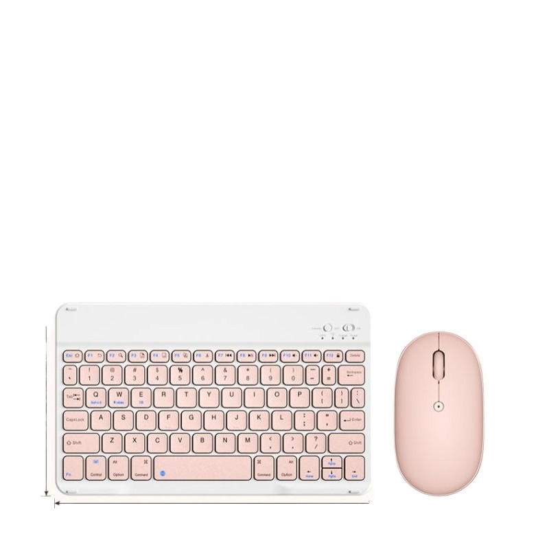 蓝牙无线键盘适用于苹果ipad华为matepad安卓手机笔记本平板电脑女生外接m6静音打字鼠标键鼠套装连接充电 - 图3