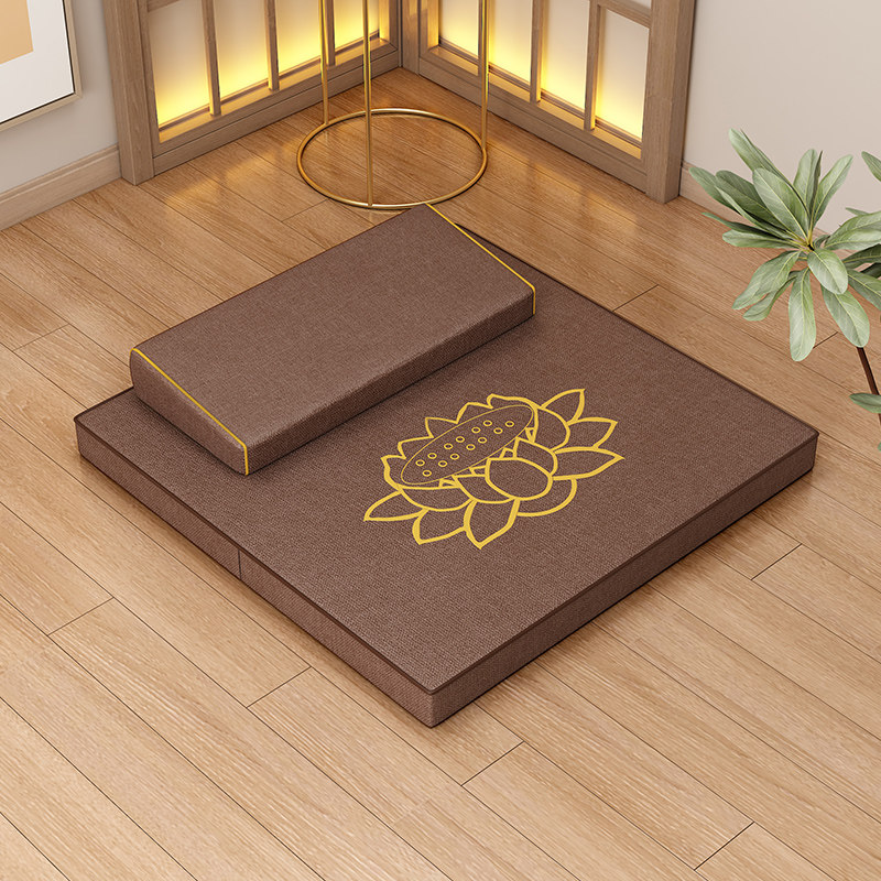 打坐禅修专用垫拜佛冥想静坐禅垫蒲团拜垫跪垫家用佛堂椰棕坐垫子,淘宝优惠券,粉丝福利购,淘宝优惠卷