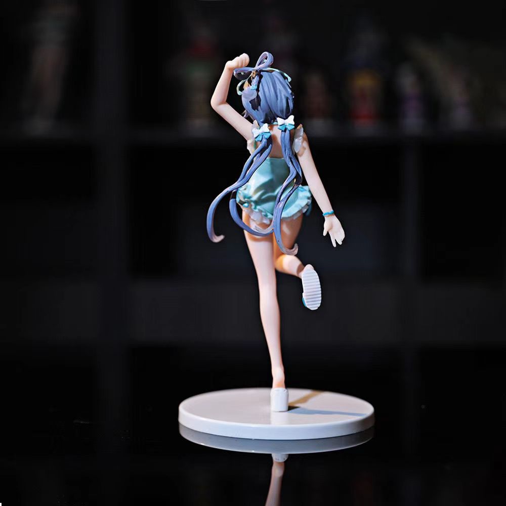 Hatsune Luo Tianyi figure virtual idol swimsuit chassis car animation two-dimensional model ornament gift bedroom