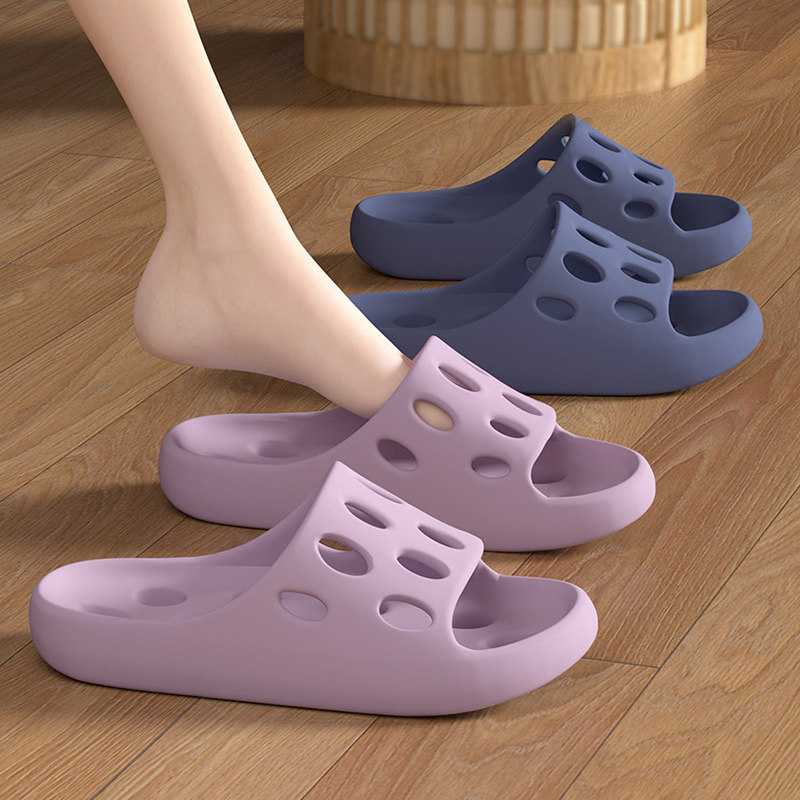 浴室拖鞋女2024新款室内家居浴室洗澡镂空速干防滑静音凉拖鞋男士