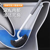 Brushless household wall-mounted toilet brush without drilling holes