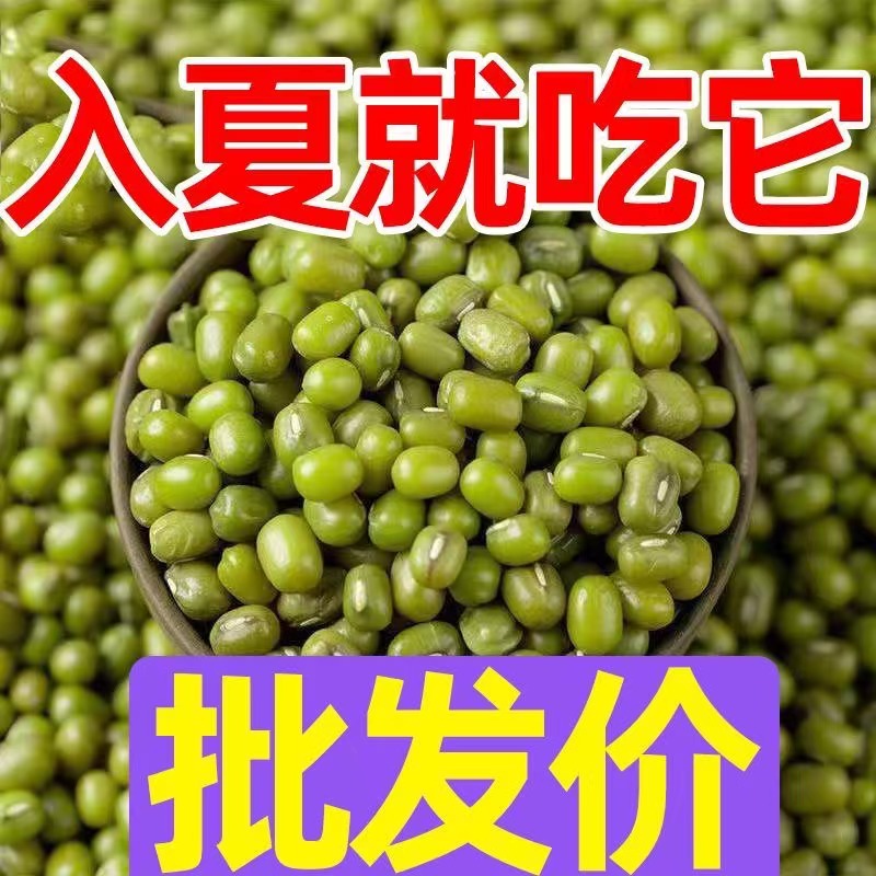 【亏本冲量】绿豆新货农家自产小绿豆脱皮绿豆糕饼绿豆汤材料新鲜 - 图0