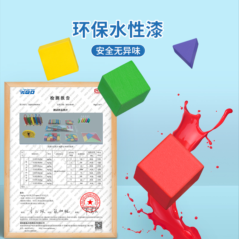 立体几何体图形教具一年级数学学具套装小学生积木模型全套正方体 - 图2