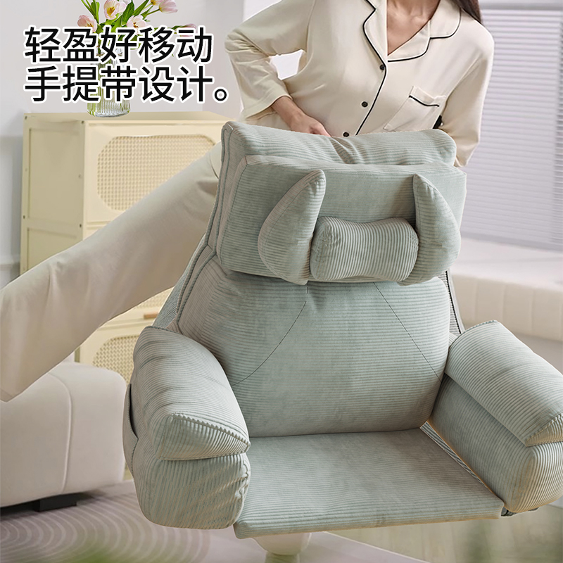 床上靠背垫床头靠枕护腰玩手机神器孕妇老人大靠垫沙发飘窗护颈 - 图2