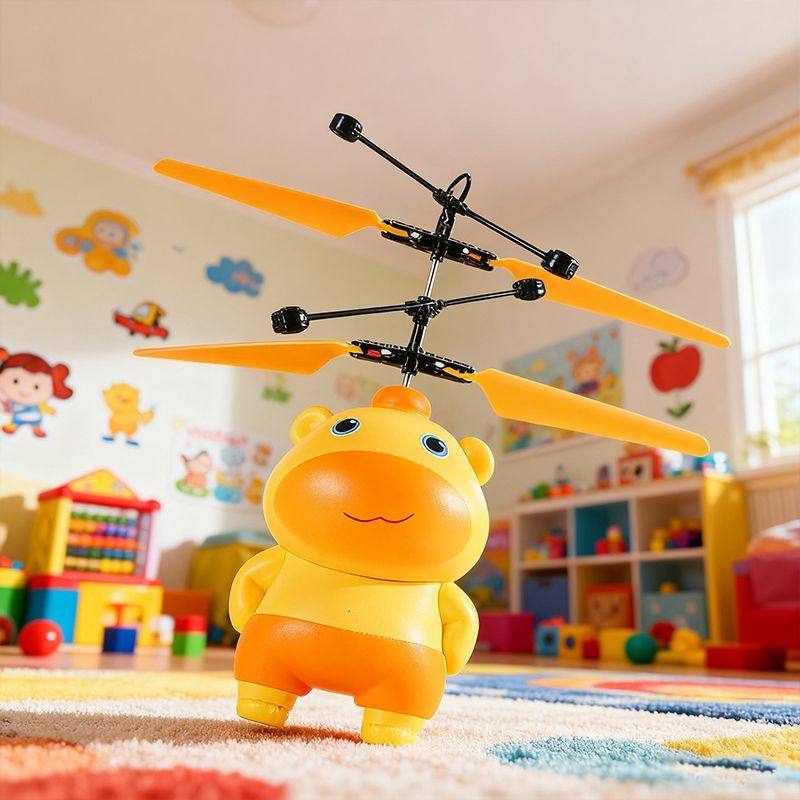 正版授权水豚噜噜飞行器感应悬浮飞行器玩具男孩女孩玩具生日礼物 - 图3