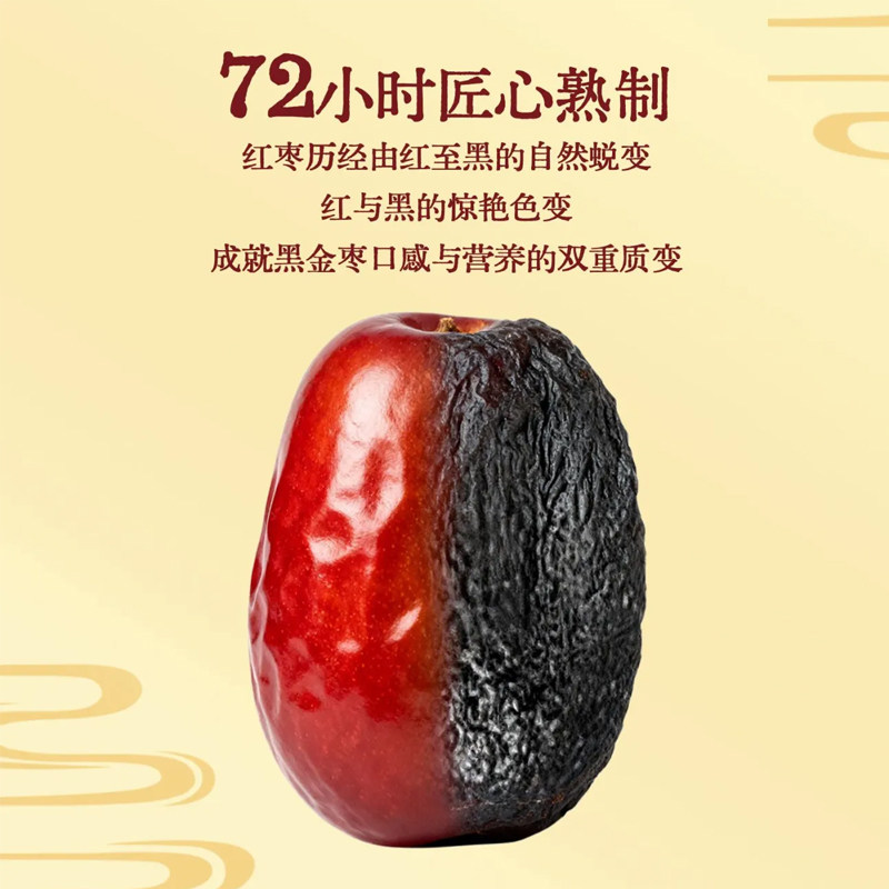 黑金枣袋装去皮去核蒸枣九蒸九制低温慢烤蒸制水果干蜜枣即食零食