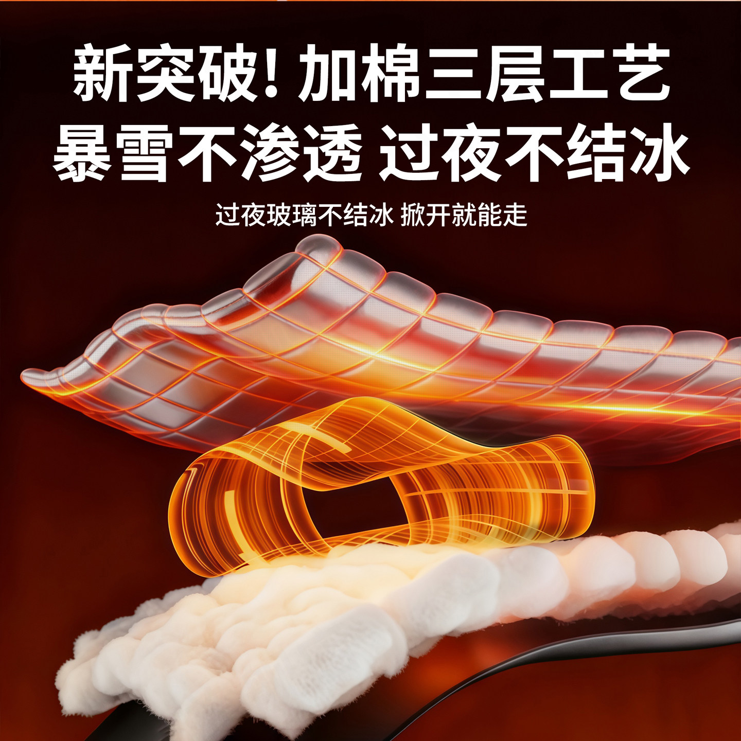 汽车遮雪挡前挡风玻璃防霜防雪防冻罩冬天用车罩盖布冬季半罩车衣,淘宝优惠券,粉丝福利购,淘宝优惠卷