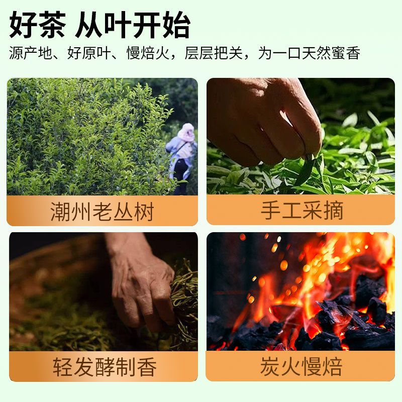 茶叶礼盒装凤凰单丛茶单枞高山老枞乌龙茶叶中秋送礼品鉴奶茶实用 - 图2