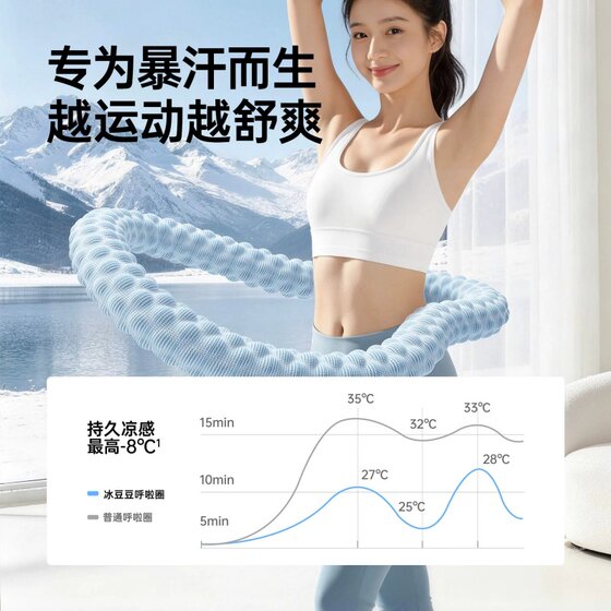Bingdoudou software hula hoop effectively burns fat without hurting the waist
