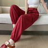 Women's summer thin black quick-drying sweatpants