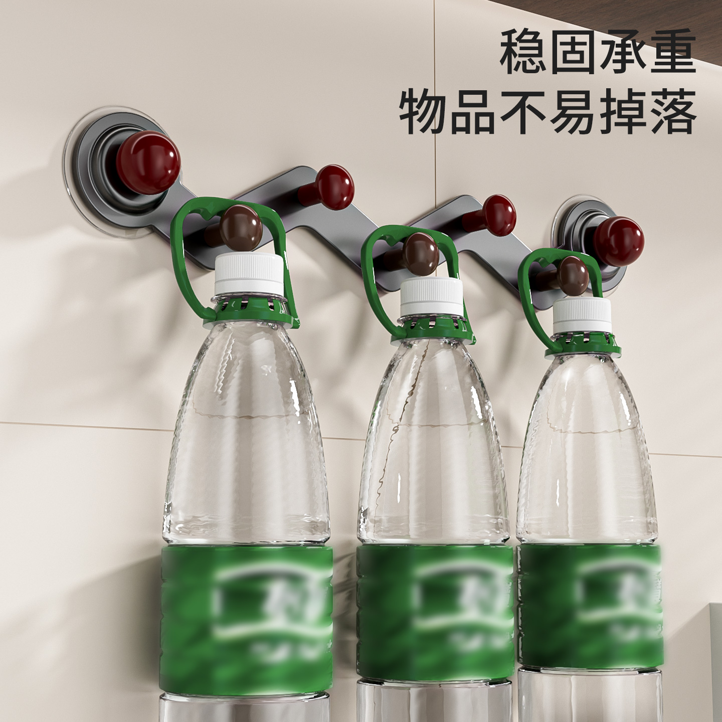 吸盘门后挂钩免打孔粘胶强力承重门后挂衣架子浴室置物架墙上排钩 - 图0