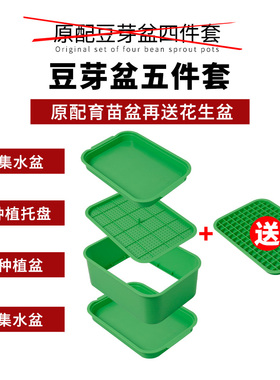 家用发芽育苗盆豆芽机黄绿豆芽罐