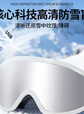 滑雪护目镜男女同款登山墨镜