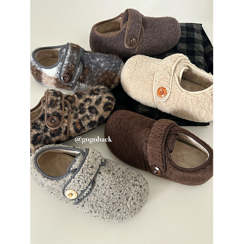 gogoback内增高加绒毛毛鞋女秋冬复古百搭魔术贴棉鞋一脚蹬勃肯鞋,淘宝优惠券,粉丝福利购,淘宝优惠卷