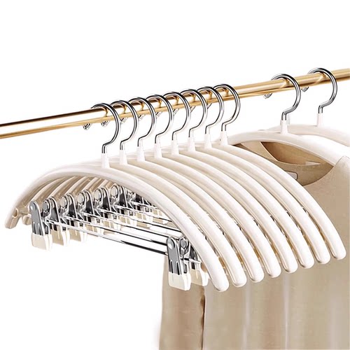 套装衣架专用裤夹家用挂衣服裤子一体带夹晾衣撑无痕防滑jk裙校服 - 图3