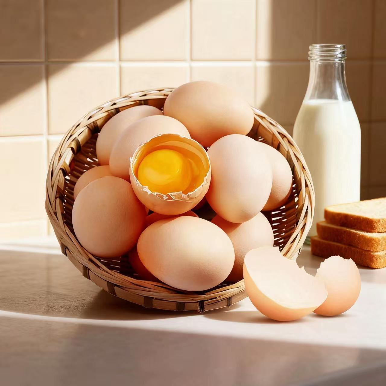 邦邦可生食无抗鲜鸡蛋谷物喂养营养早餐必备优选鲜蛋30枚家庭装