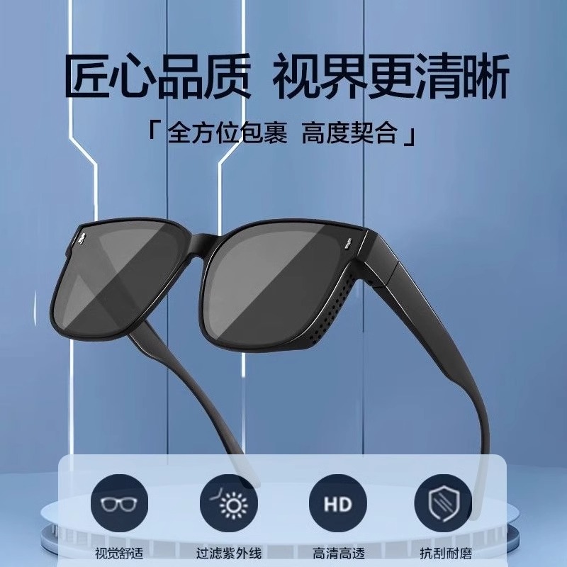 套镜近视太阳眼镜男夹片偏光防紫外线男士开车专用墨镜女圆脸驾驶