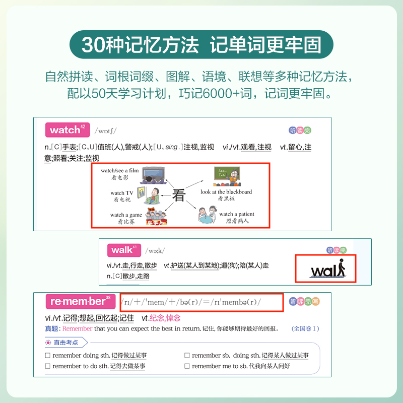 星火英语高中英语词汇必背单词3500词备考2026年新高考高频乱序版核心随身记小本2025高教辅书Q巧记默写同步作文满分练习速记基础 - 图1
