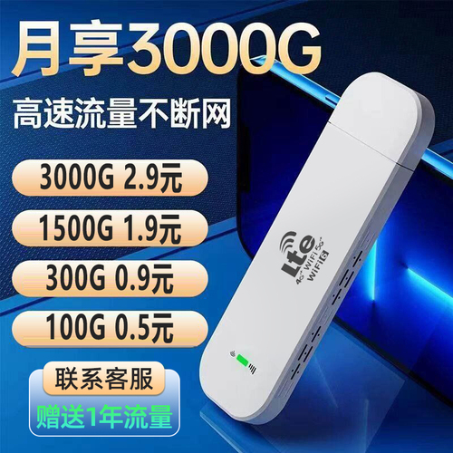 2024新款wifi6随身wifi无线移动wifi热点5g网络免插卡纯流量上网卡三网通用车载网卡托智能宽带路由器充电