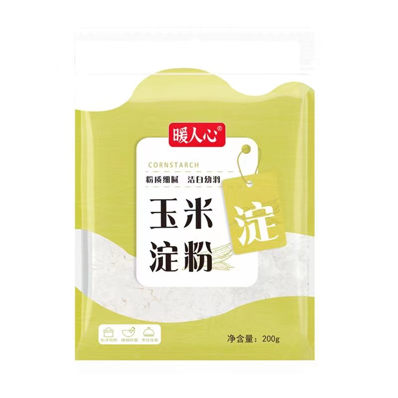 玉米淀粉食用淀粉勾芡烘焙200g用纯正栗粉生粉纯玉米烘培原材料 - 图3