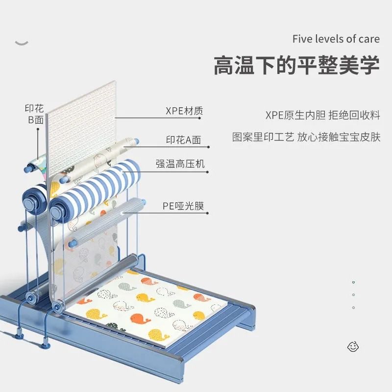 宝宝泡沫地垫儿童爬行垫家用加厚爬爬垫婴儿xpe可折叠母婴客厅