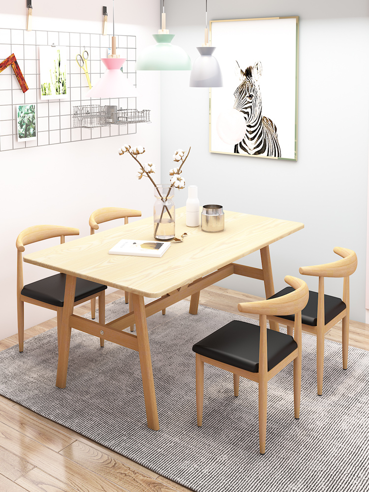 IKEA宜家亲餐椅靠背北欧简约书房凳子书桌学生学习卧室家用实木铁