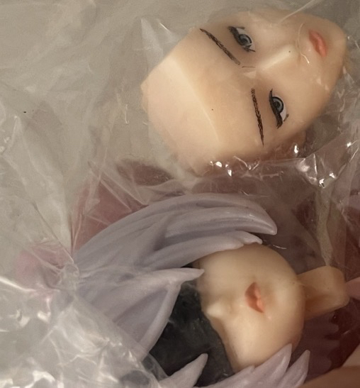 Domestic high-quality cat girl 2B anime beautiful girl figure squatting pink ornament model chassis desktop