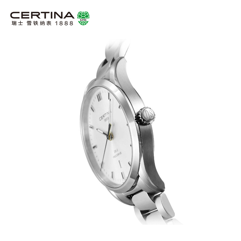Certina雪铁纳极速系列瑞士时尚简约防水石英真皮男表手表 Certina雪铁纳极速系列瑞士时尚简约防水石英真皮男表手表