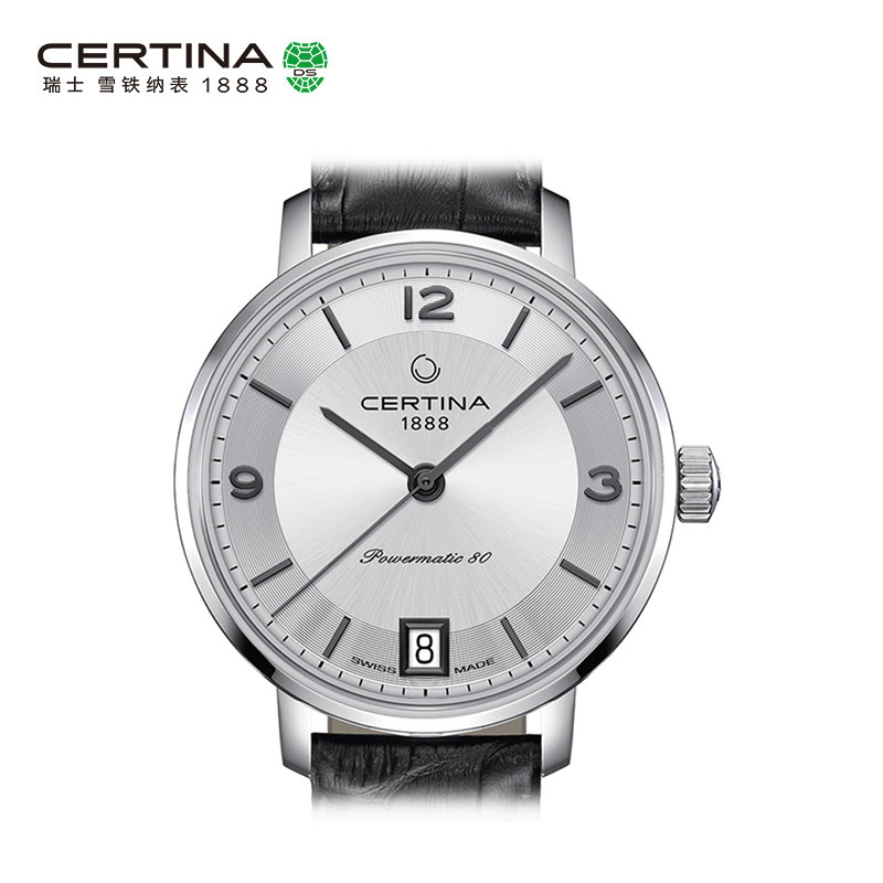 Certina雪铁纳卡门系列瑞士进口优雅简约防水机械皮带手表女表