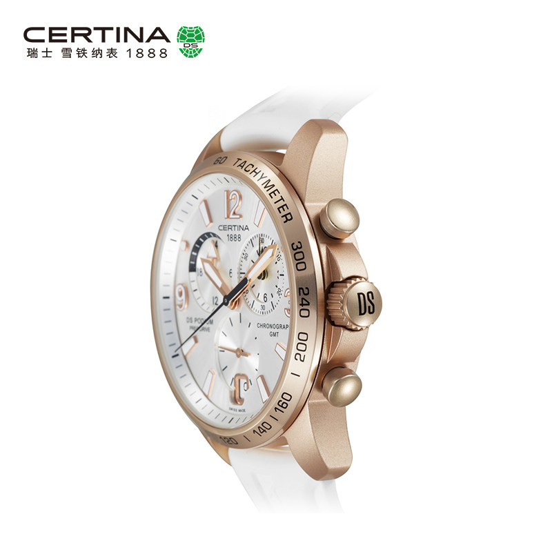 Certina雪铁纳DS Podium系列瑞士进口计时防水石英橡胶手表男表 Certina雪铁纳DS Podium系列瑞士进口计时防水石英橡胶手表男表