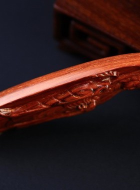 小叶紫檀红木礼品佛像观音吊坠