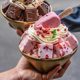 Internet celebrity Mianmiansha ice bowl Korean ice cream shaved ice bowl