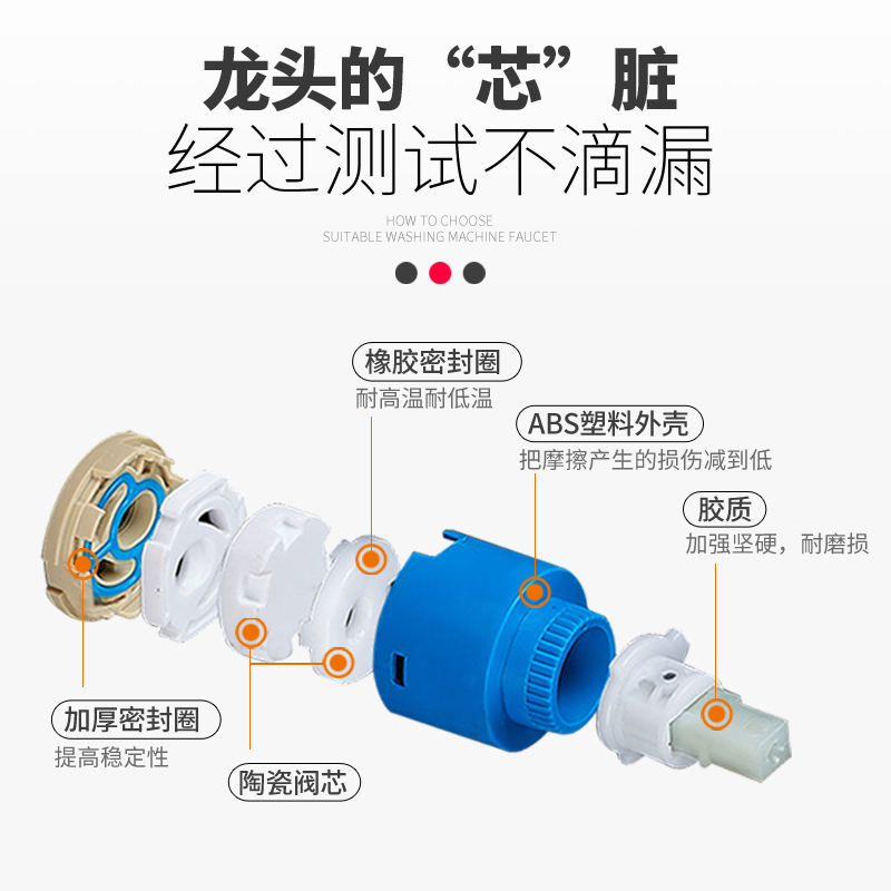 正品久久 进口陶瓷阀芯 冷热水龙头阀芯 混合龙头阀芯 35/40