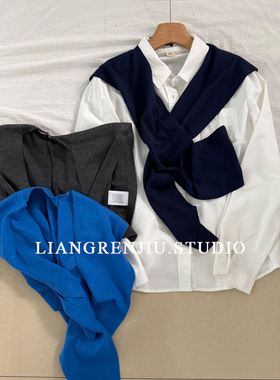 搭配衣服小能手！质感很好的小物披肩37*46B