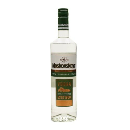 苏联绿牌伏特加 MOSKOVSKAYA 苏绿伏特加 苏连绿 原装进口洋酒 - 图3