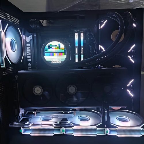 12cm风扇位转接显卡支架机箱台式机竖装显卡散热支架PCIE4090 - 图3