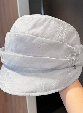 网纱鸭舌帽子女夏透气防晒遮阳帽