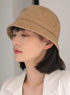 韩版时尚百搭短檐渔夫帽女