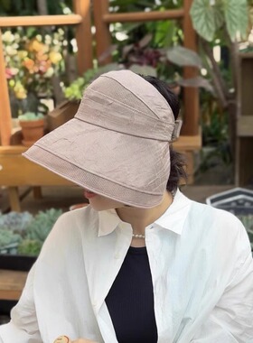 大檐灯罩防晒帽女夏季防紫外线