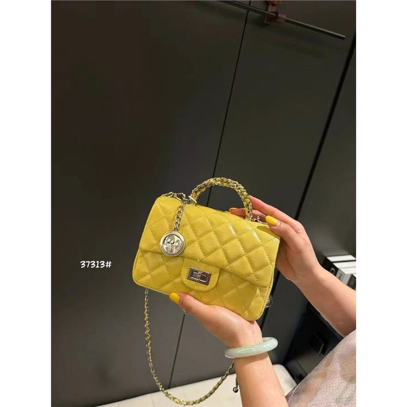 真皮菱格小香风小方包2025新款链条手提包精致女包通勤单肩斜挎包,淘宝优惠券,粉丝福利购,淘宝优惠卷