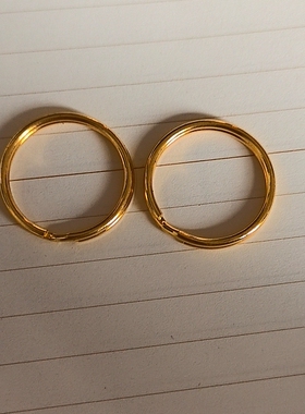 2.5cm金色钥匙圈外贸品质价格优惠