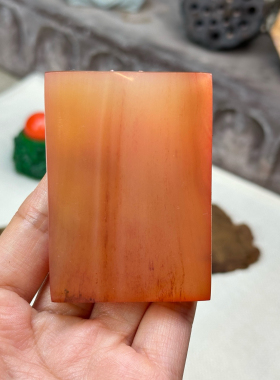 文玩收藏真品羚血丝羊角无事牌461粉嫩荔枝色佛珠手链男女款佛珠