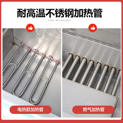 蒸饭柜商用蒸箱蒸饭机电食堂小型燃气双门家用24盘全自动馒头蒸车 - 图2