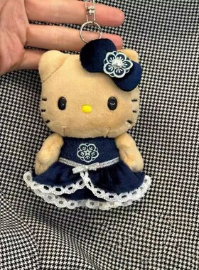 日本LizerDyx夏威夷限定KT挂件黑皮哈喽书包钥匙扣包挂饰生日礼物