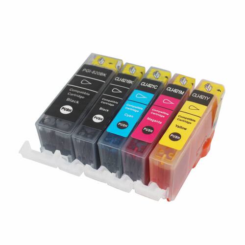 适用佳能PGI-820bk 821bk墨盒 ip3680 ip4760 ip4680 MX876墨盒 - 图0