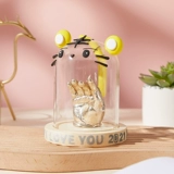 Трехмерные отпечатки рук и ног, детский стеклянный сувенир, DIY, в 3d формате