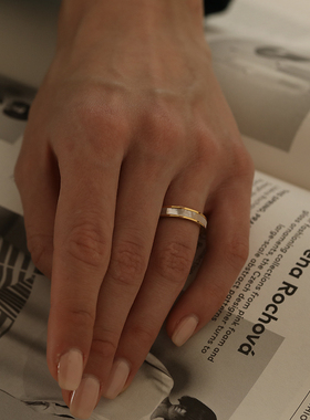 轻奢法式高级感ins网红天然贝母