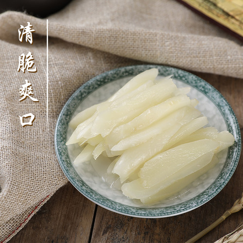 木之馨 铜陵生姜糖醋白姜腌制醋泡嫩姜片仔姜头泡菜姜酸甜姜1500g - 图2